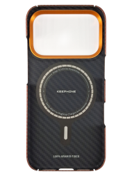Накладка для i-Phone 17 Pro Keephone Kevlar Norra MagSnap оранжевый