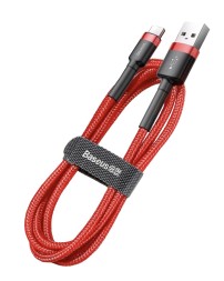Usb Кабель-зарядка Type-C Baseus Cafule 1м (CATKLF-B09) 3A красный