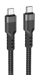 Usb Кабель-зарядка Type-C на Type-C Hoco U110 3A 60W 1.2м черный