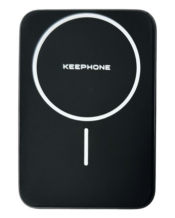  Powerbank магнитный с MagSafe Keephone Brendy 10000mAh черно-зеленый
