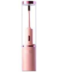Электрическая зубная щетка со стерилизатором Xiaomi T-Flash UV Sterilization Toothbrush  (розовая)