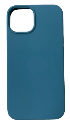  Чехол-накладка i-Phone 13 Silicone icase №38 тёмно-голубая