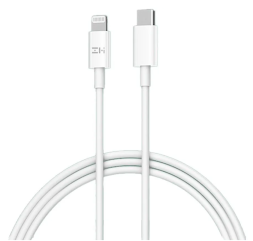 Usb Кабель-зарядка ZMI Type-C на Lightning 1м AL870C белый