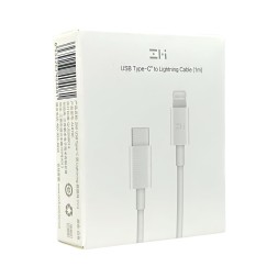 Usb Кабель-зарядка ZMI Type-C на Lightning 1м AL870C белый