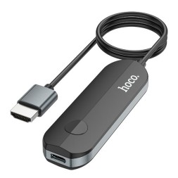 Кабель-переходник Hoco UA23 HDMI (папа) на Type-C (мама) черный