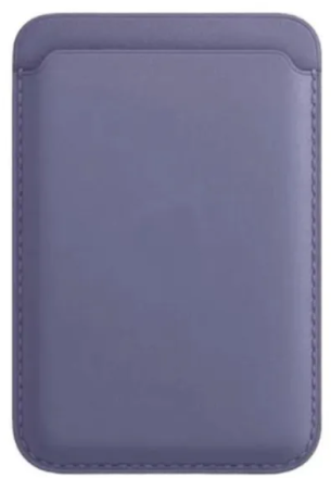  Кожаный чехол-бумажник для карт и визиток с анимацией MagSafe Leather Wallet для i-Phone лаванда