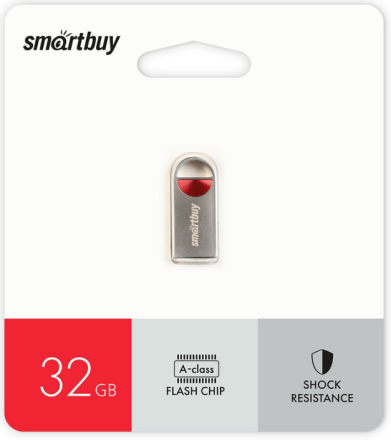  USB флеш накопитель Smartbuy 032GB MC8 Metal Red (SB032GBMC8)