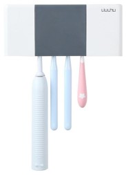 Дезинфицирующий держатель для зубных щеток Liushu Sterilization Toothbrush Holder белый