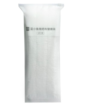  Тряпки сменные для швабры Xiaomi Blue Fish Mop LXY-02 (4 шт.) белый