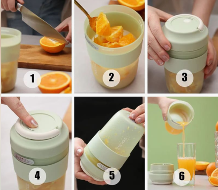  Беспроводная соковыжималка Zolele Zi102 зеленая