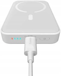 Powerbank с беспроводной зарядкой Baseus Magnetic Wireless 20000mAh 20W PPCX150002 белый