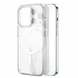 Накладка для i-Phone 15 Pro Wiwu Magsafe MCC-101 силиконовая прозрачная