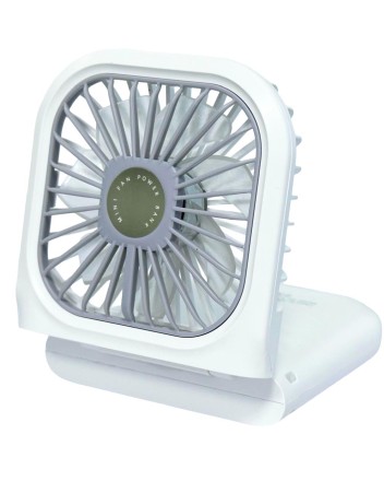  Вентилятор портативный + powerbank 3000mAh Xiaomi F20 белый