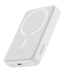 Powerbank с беспроводной зарядкой Baseus Magnetic Mini Wireless 10000mAh 30W (PPCX110202) белый