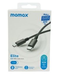 Usb Кабель-зарядка Type-C на Type-C Momax elite 60W DC30D 1.5м черный