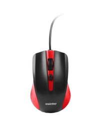 Мышь проводная Smartbuy ONE 352 USB/DPI 800-1200-1600/4 кнопки/1.24м (SBM-352-RK) красно-черная