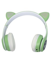 Стереонаушники Bluetooth Полноразмерные JBH Cat STM-28 BT5.0/200mAh зеленые