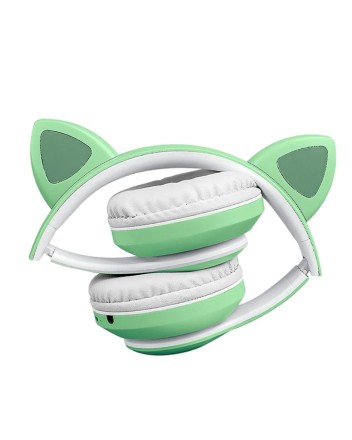  Стереонаушники Bluetooth Полноразмерные JBH Cat STM-28 BT5.0/200mAh зеленые