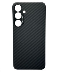 Накладка для Samsung Galaxy S24+ Pitaka Magez Case 4 черно-серая