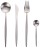  Набор столовых приборов Maison Maxx Modern Flatware Set (4 предмета) серебристый