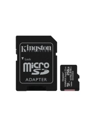 micro SDHC карта памяти Kingston 256GB Class 10 UHS-I Ultra 100MB/s с адапт. (SDCS2/256GB)
