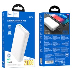 Powerbank Hoco J87A 20000mAh 20W 1USB/Type-C белый