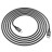  Usb Кабель-зарядка Type-C на Lightning Hoco X14 Double 3A 20W 3м/9.8ft в тканевой оплетке черный