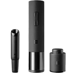 Винный набор Huo Hou Electric Bottle Opener Luxury Gift Package HuoHou 4 in 1 HU0090 черный