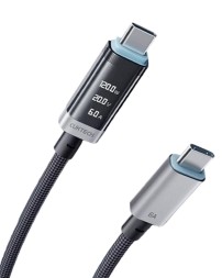 Usb Кабель-зарядка Type-C на Type-C Cuktech CTC620P 6A 2м черный