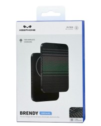 Powerbank магнитный с MagSafe Keephone Brendy Aurora 5000mAh черно-зеленый