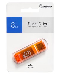USB флеш накопитель Smartbuy 8GB Glossy Orange (SB8GBGS-Or)