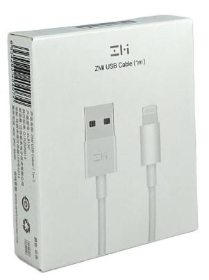  Usb Кабель-зарядка ZMI USB на Lightning 1м AL813C белый