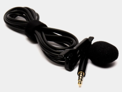 Микрофон Lavalier CQ021 петличка/4м/Lightning черный