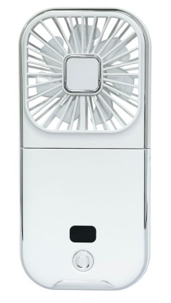  Вентилятор портативный + powerbank 3000mAh Mini F30 Pro белый