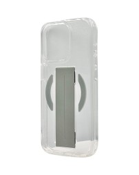 Накладка для i-Phone 15 Pro Keephone Maggrip MagSnap прозрачный серый