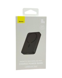 Powerbank с беспроводной зарядкой Baseus Magnetic Mini Wireless 10000mAh 30W (PPCX110201) чёрный