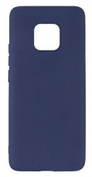 Накладка для Huawei Mate 20 Pro Silicone cover бледно-синяя
