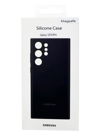  Накладка для Samsung Galaxy S25 Ultra MagSafe Silicone Case чёрный