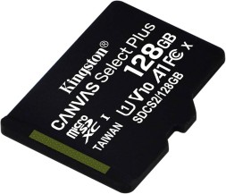 micro SDXC карта памяти Kingston 128GB Class10 UHS-I 100MB/s (SDCS2/128GBSP) без адаптера