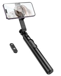 Монопод с пультом ДУ Hoco K25 BT5.2 черный