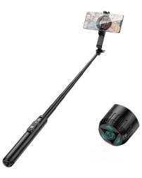 Монопод с пультом ДУ Hoco K25 BT5.2 черный