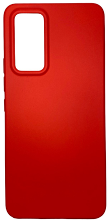  Накладка для Xiaomi Mi 12 Lite Silicone cover без логотипа красная