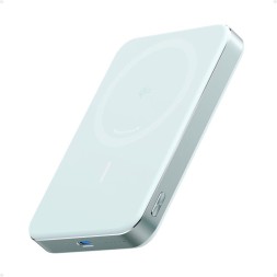 Powerbank с беспроводной зарядкой Anker MagGo Ultra-Slim 10000mAh 15W 1USB/1C (A1664P61)зелёный