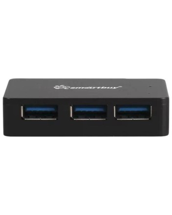  USB 3.0 Хаб Smartbuy 6000, 4 порта, черный (SBHA-6000-K)
