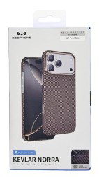 Накладка для i-Phone 17 Pro Max Keephone Kevlar Norra MagSnap (Midas) коричневый