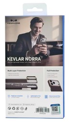 Накладка для i-Phone 17 Pro Max Keephone Kevlar Norra MagSnap (Midas) коричневый