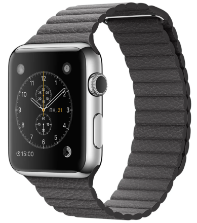  Сменный браслет под кожу для Apple Watch 49mm черный