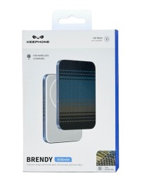 Powerbank магнитный с MagSafe Keephone Brendy Moonrise 5000mAh синий