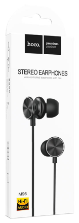  Стереонаушники Hoco M96 с микрофоном черные