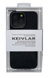 Накладка для i-Phone 15 Pro Max K-Doo Kevlar карбон черная